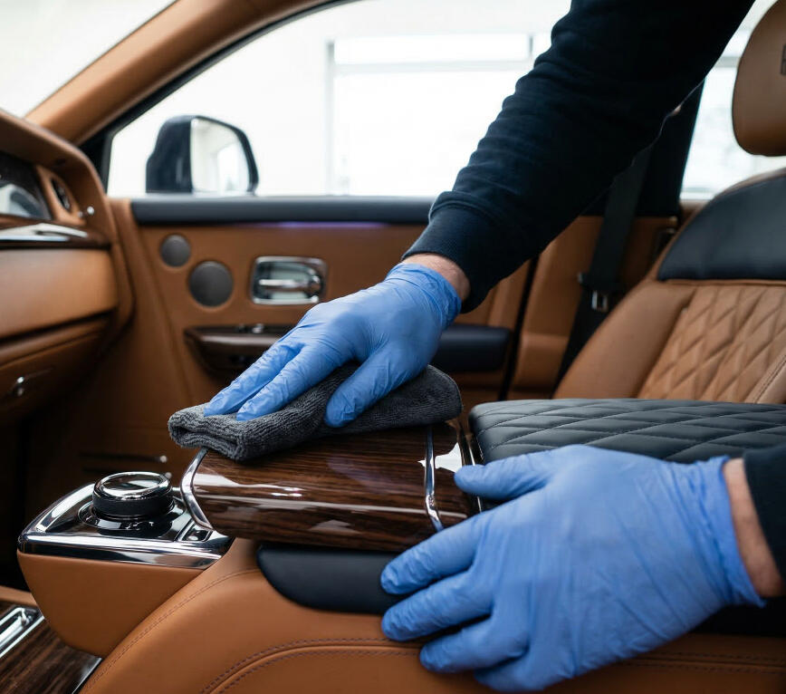 Car Interior vacuuming, wipe down, and cleaning, Calgary.